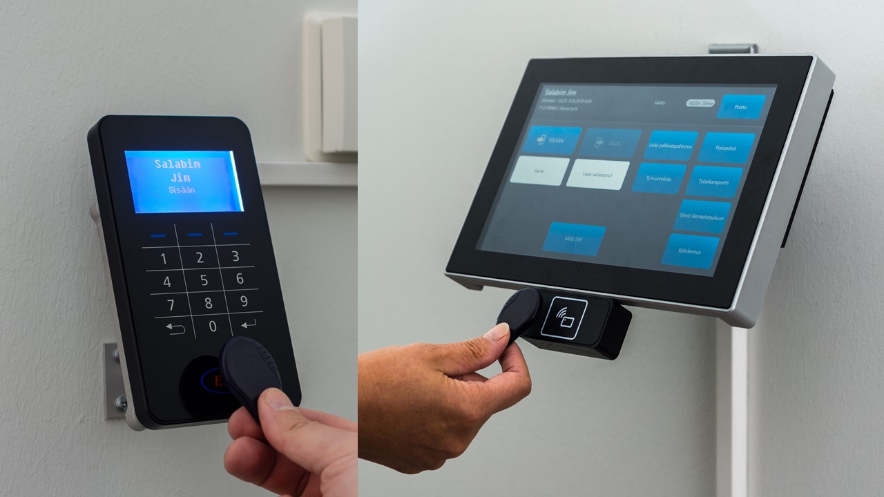 työaikaseuranta laitteet